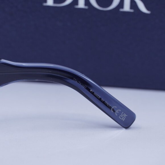 Dior CD DIAMOND S2 30G7 Square Sunglasses - Dark Green/Blue - Picture 9 of 10